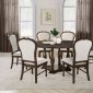 Landon Dining Set 5Pc 109400 in Rich Brown by Coaster