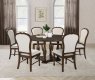 Landon Dining Set 5Pc 109400 in Rich Brown by Coaster