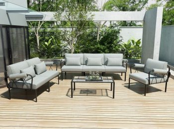 Rajni Modular Outdoor Patio Set OT01761 in Gray by Acme [AMOUT-OT01761 Rajni]