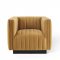 Conjure Accent Chair in Cognac Performance Velvet by Modway