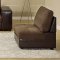 CM6588 Aspen Sectional Sofa in Microfiber & Leatherette