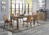 Abiram Dining Table DN01028 in Rustic Oak by Acme w/Options