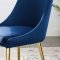 Viscount Dining Chair Set of 2 in Navy Velvet by Modway