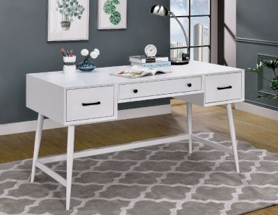 Ixelles Modern Writing Desk CM-DK6541 in White