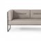 Norman Loveseat in Grey Fabric by VIG w/Optional Chair