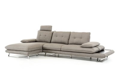 Porter Sectional Sofa 1508 in Grey Fabric by VIG w/Options