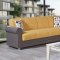 Avalon Sofa Bed in Yellow Fabric by Casamode w/Options