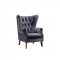 Adonis Accent Chair Set of 2 59517 in Gray Velvet by Acme