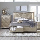 Bijou Bedroom 1522 in Champagne by Homelegance w/Options