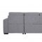 Nardo Sleeper Sectional Sofa 55545 in Gray Fabric by Acme