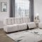 U6066 Modular Power Motion Sectional Sofa in Cream by Global