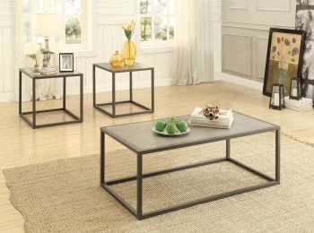 Gage 3559-31 Coffee Table 3Pc Set in Grey by Homelegance [HECT-3559-31 Gage]