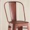 106013 Metal Barstool Set of 2 in Red by Coaster