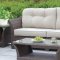 Bowbells 6PC Outdoor Patio Set CM-OS1829BR in Brown & Beige