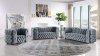 U5589 Sofa in Gray Velvet by Global w/Options