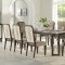 Peregrine Dining Table 67990 in Dark Brown by Acme w/Options