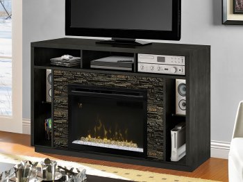 Joseph Electric Fireplace Media Console by Dimplex w/Crystals [SFDX-Joseph Crystals]