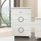 Vivaldi Bedroom 20240 in Royal White & Pearl PU by Acme