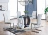 D1628DT Dining Set 5Pc White & Grey by Global w/Options