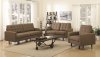 Kesson Sofa & Loveseat Set in Brown 505377 by Coaster w/Options