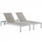 Shore Outdoor Patio Chaise Set of 2 EEI-2477 by Modway