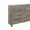 Mandan 5Pc Bedroom Set 1910GY in Weathered Gray by Homelegance