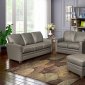 Mazda Sofa & Loveseat Set D115 in Grey Leather Match w/Options