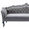 Brooks Sofa TOV-S44 in Grey Velvet Fabric by TOV Furniture