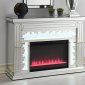 Gilmore Electric Fireplace 991048 in Mirror by Coaster