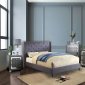 Anabelle 5Pc Bedroom Set CM7677BL in Blue Fabric w/Options