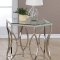 Farica 82200 3Pc Coffee Table Set in Chrome by Acme