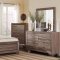 Kauffman Bedroom 5Pc Set 204190 in Washed Taupe by Coaster