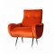 Saline Sofa & Accent Chair in Pumpkin Velvet by VIG w/Options