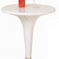 White or Black Finish Modern Adjustable Bar Table