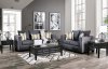 Inkom Sofa SM6220 in Slate Linen-Like Fabric w/Options