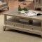 Letitia Coffee & 2 End Tables Set CM4705 in Silver w/Options