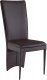 D6605DC-BR Dining Chair Set of 4 in Brown PU by Global