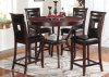 71605 Oswell 5Pc Counter Height Dining Set by Acme