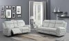 U8311 Power Motion Sofa in White Leather Gel by Global w/Options