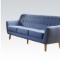 Ngaio 52655 Sofa & Loveseat Set in Blue Linen by Acme w/Options