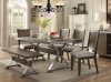 Beckett Dining Set 4PC 107011 in Dark Oak by Coaster w/Options