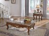 Loretto Coffee Table 223 in Cherry w/Marble Top & Optional End T