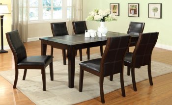 CM3338T Westend I Dining Table in Brown Cherry w/Options [FADS-CM3338T Westend I]