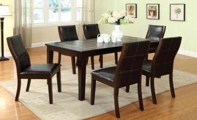 CM3338T Westend I Dining Table in Brown Cherry w/Options