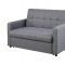 Vaiknock Adjustable Sofa LV00177 in Dark Gray Linen by Acme