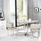 A-27 Dinette Set 5Pc by Beverly Hills w/High Gloss Round Table