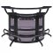 Dallas Home Bar 3Pc Set 182135 in Black by Coaster