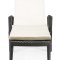 Black & White Modern Outdoor Bathing Lounge Chair