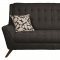 Natalia Sofa in Black Fabric 503774 by Coaster w/Options