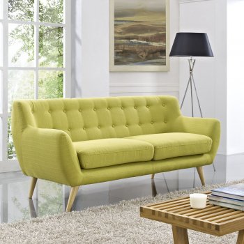 Remark EEI-1633 Sofa in Wheatgrass Fabric by Modway w/Options [MWS-EEI-1633-WHE-Remark]